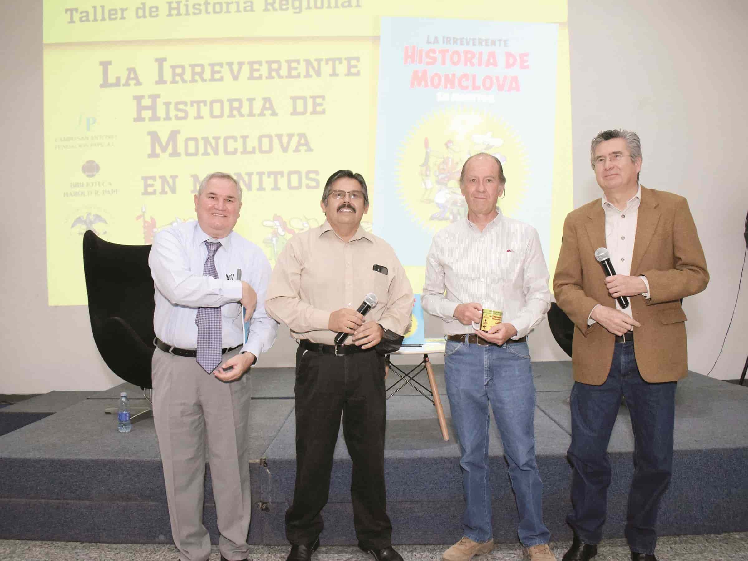 Presenta Libro La irreverente Historia de Monclova en monitos