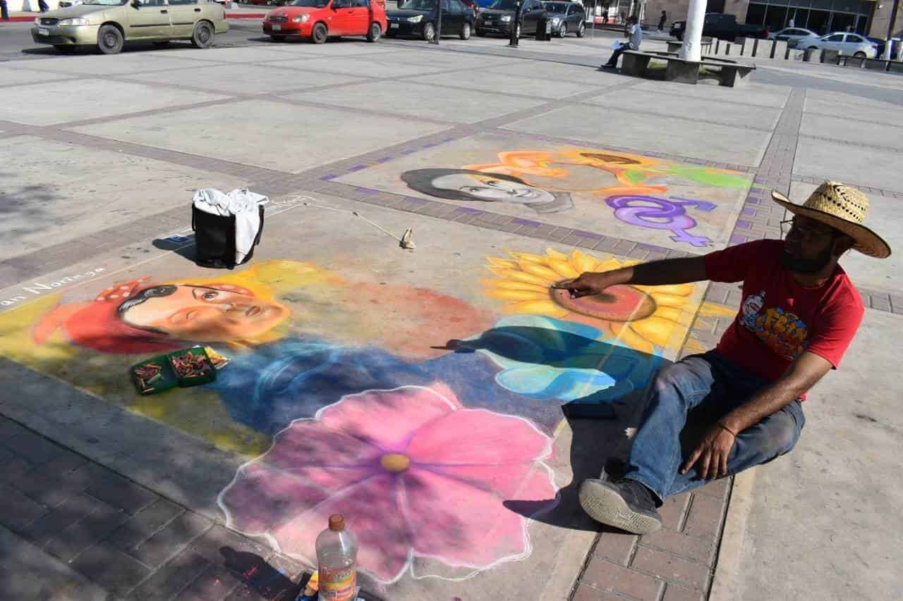 Plasman artistas el Día de la Mujer 