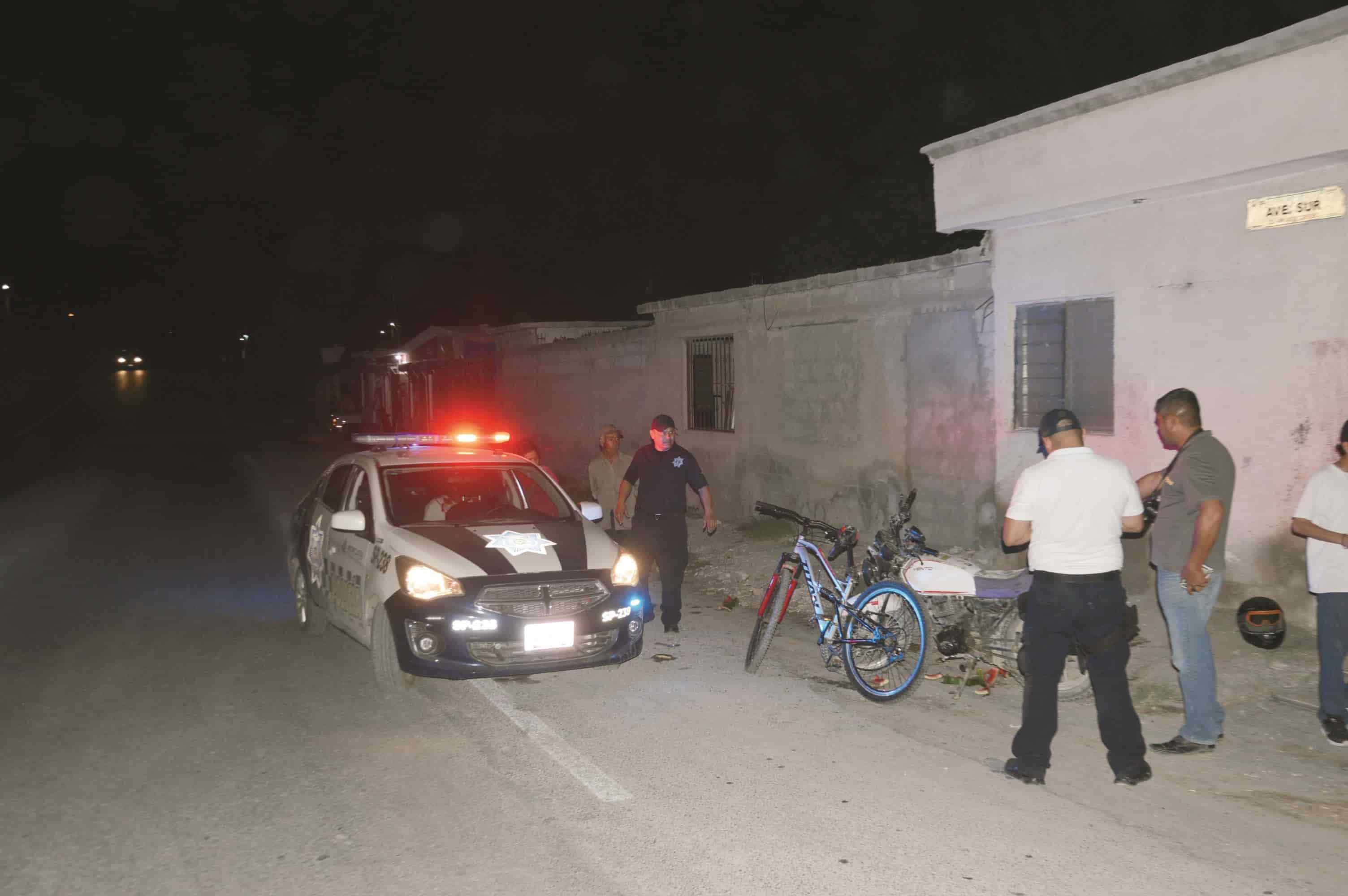 Embiste a motociclista