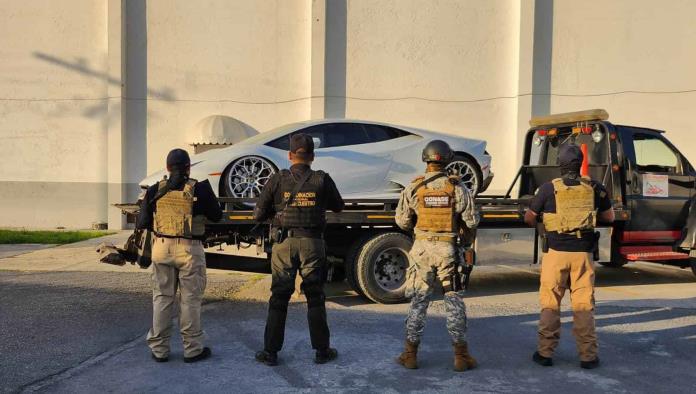 Decomisan Lamborghini relacionada con el secuestró de americanos en Matamoros