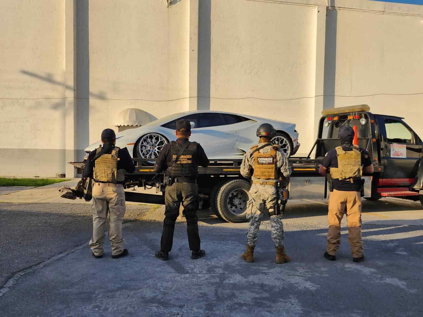 Decomisan Lamborghini relacionada con el secuestró de americanos en Matamoros