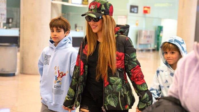 Shakira se va a Estados Unidos con sus hijos