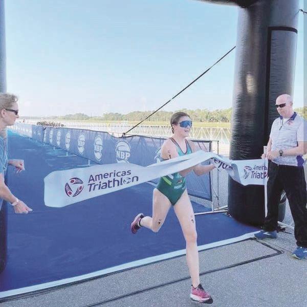 Coahuilense conquistó el oro en campeonato de triatlón