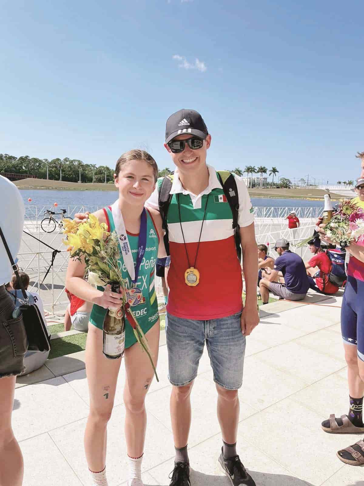 Coahuilense conquistó el oro en campeonato de triatlón