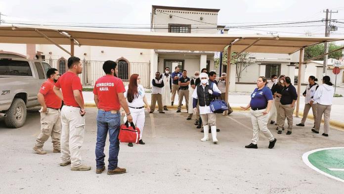 Realizan simulacro de conato de incendio 