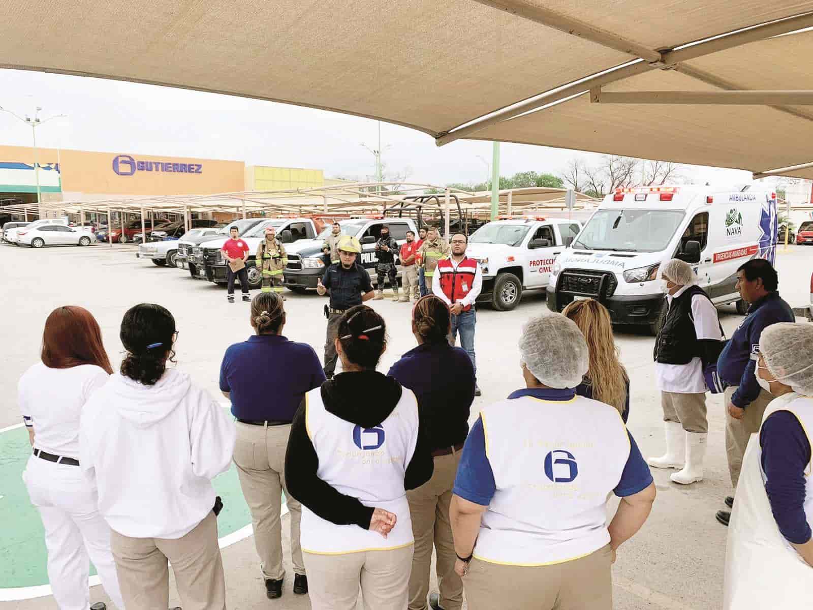 Realizan simulacro de conato de incendio 