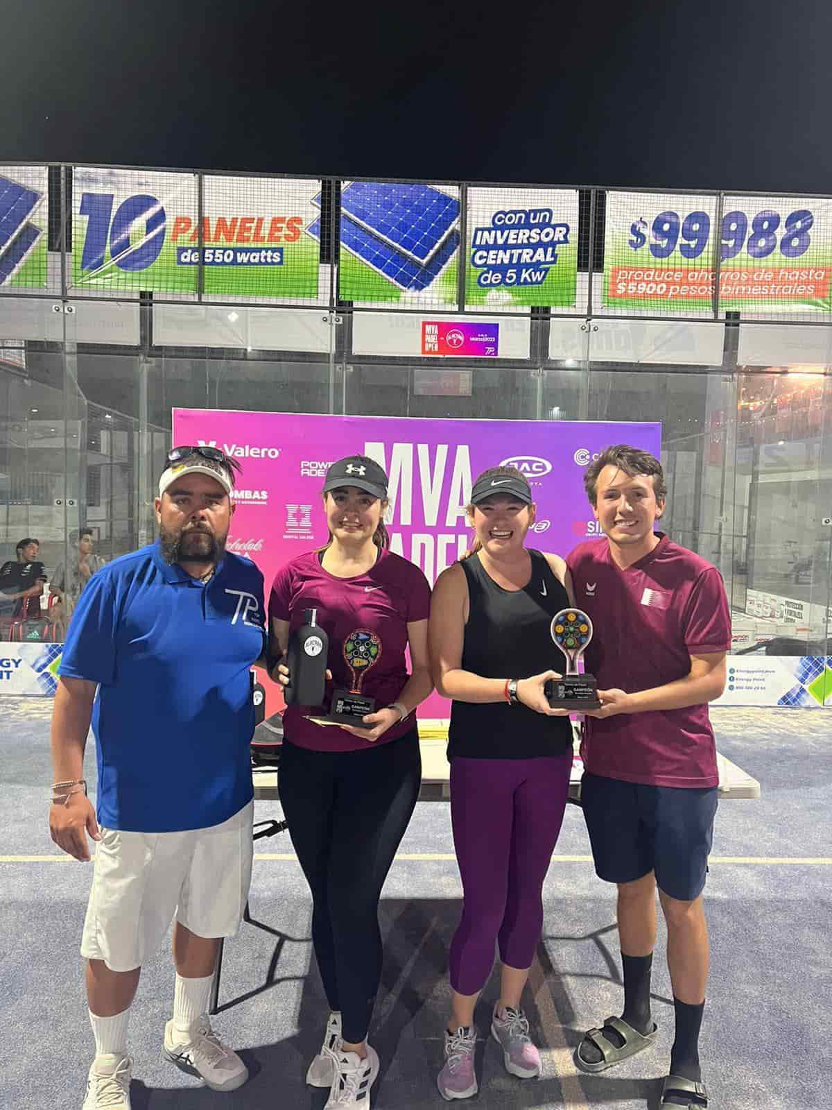Entregaron premios en Padel Monclova