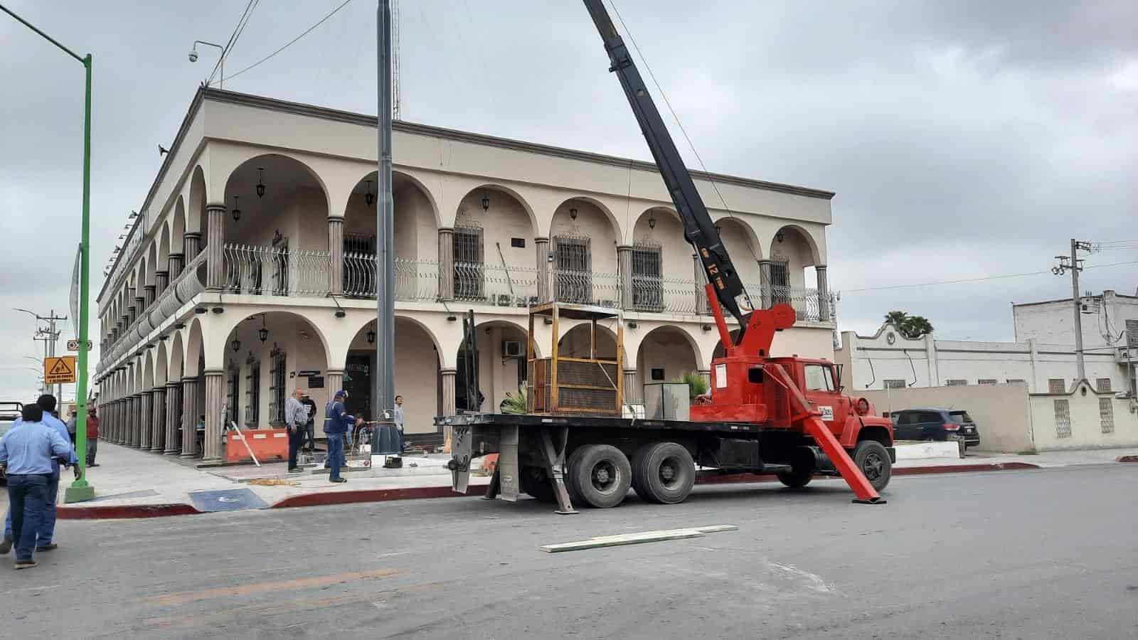 Coloca Frontera un asta bandera