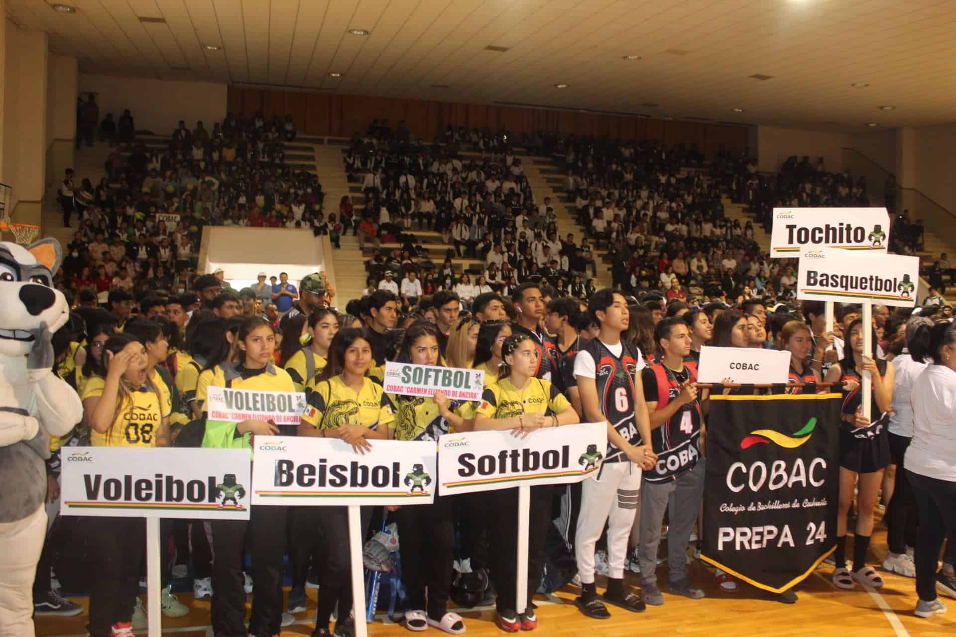 Inauguran juegos deportivos media superior