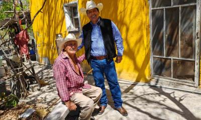 Felicita Beto al Ejido La Vega