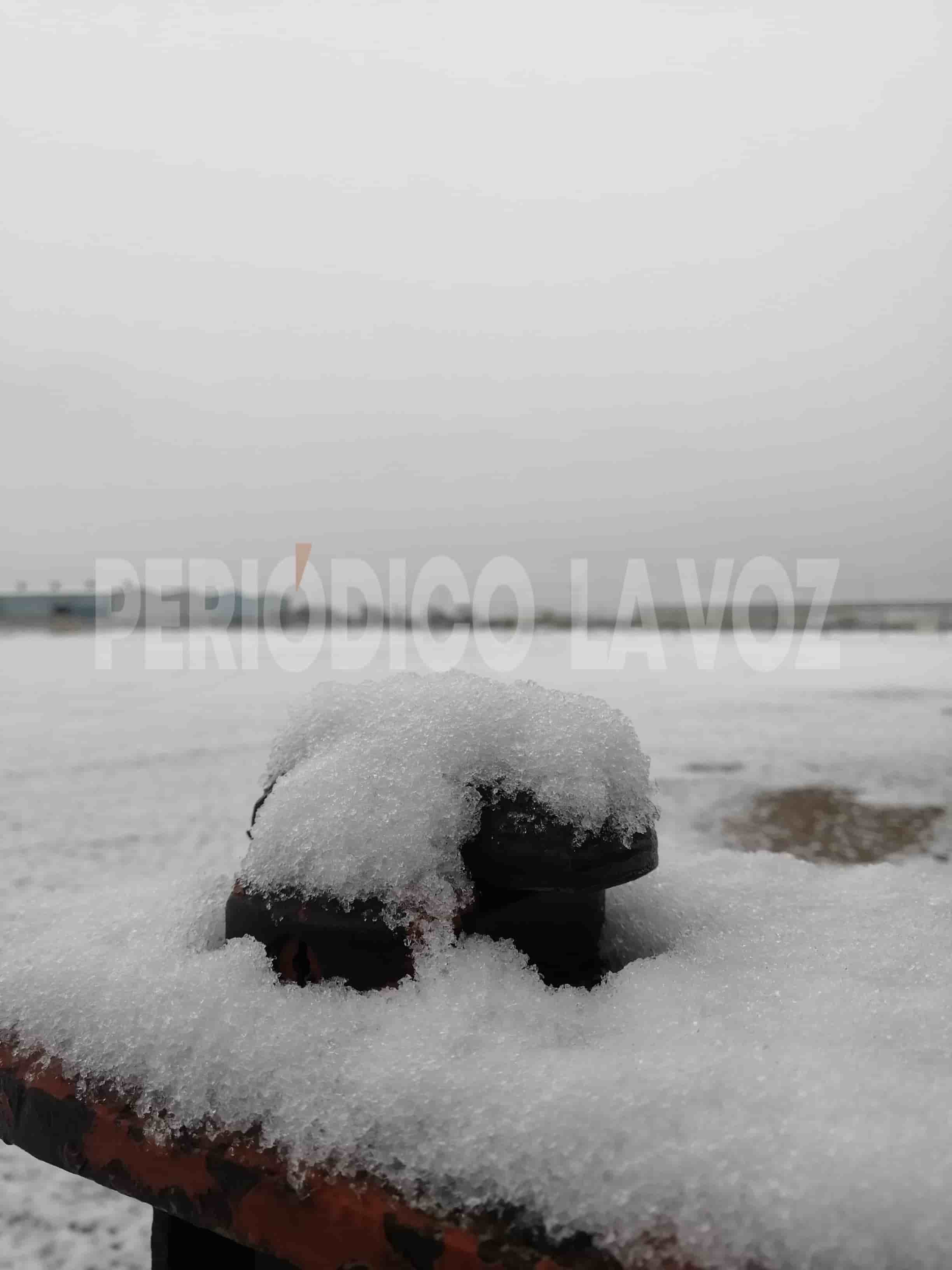 Nieva en Monclova a 2 días de primavera 