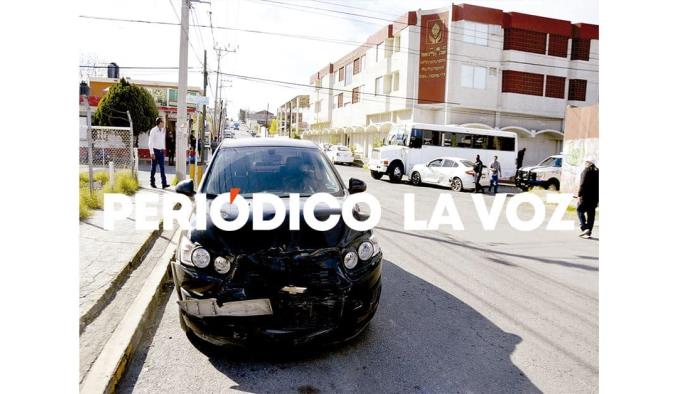 Causa accidente en la Zona Centro