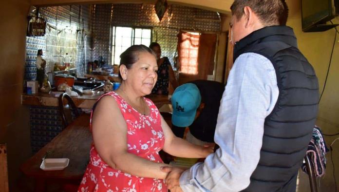 Visita Hugo a abuelitos