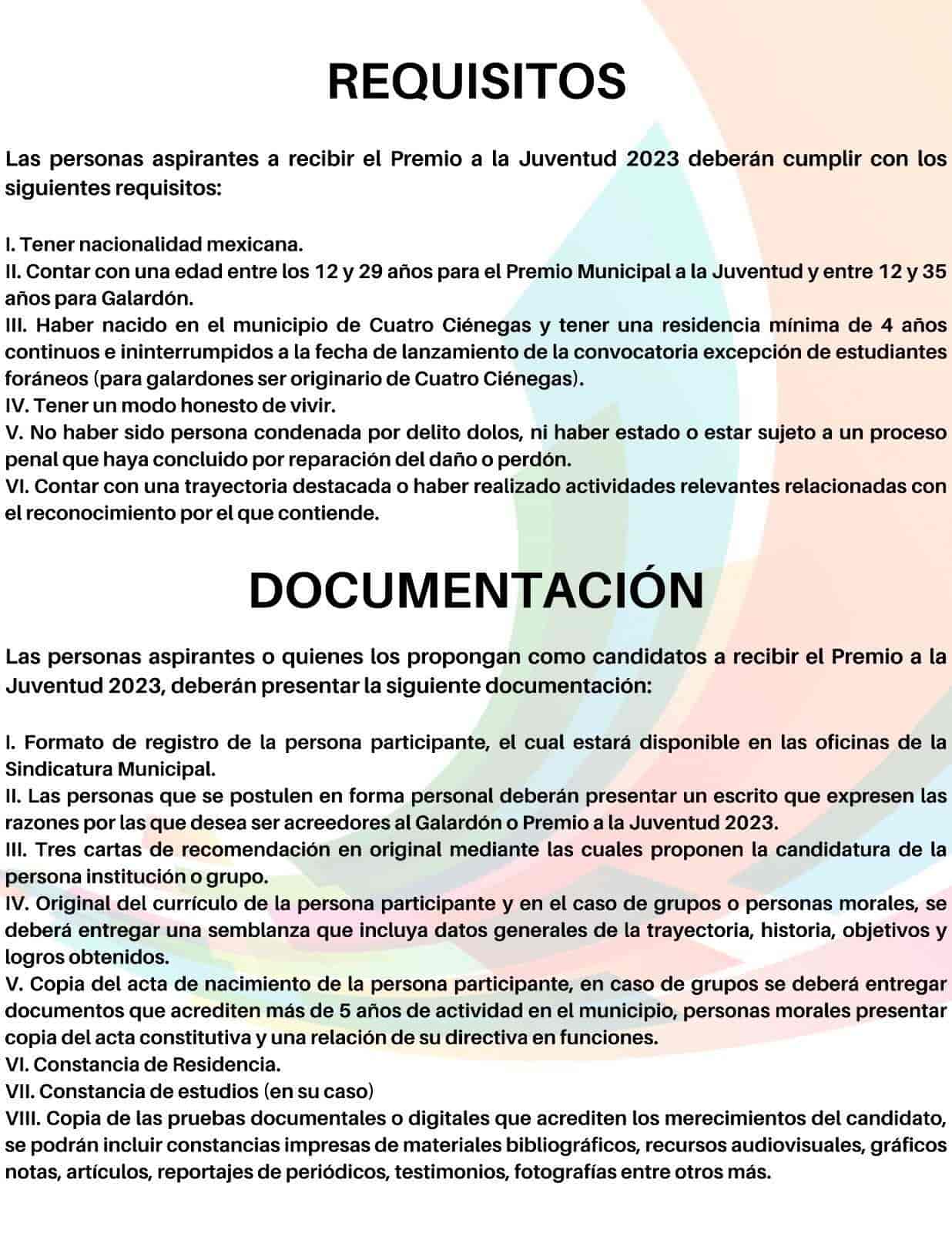 Invitan a Premio De la Juventud