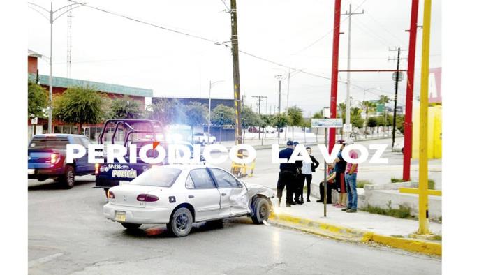 Se ‘avientan’ choque mañanero 