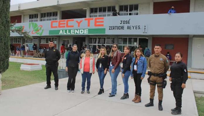 Realizan operación mochila en el CECYTEC de Allende 