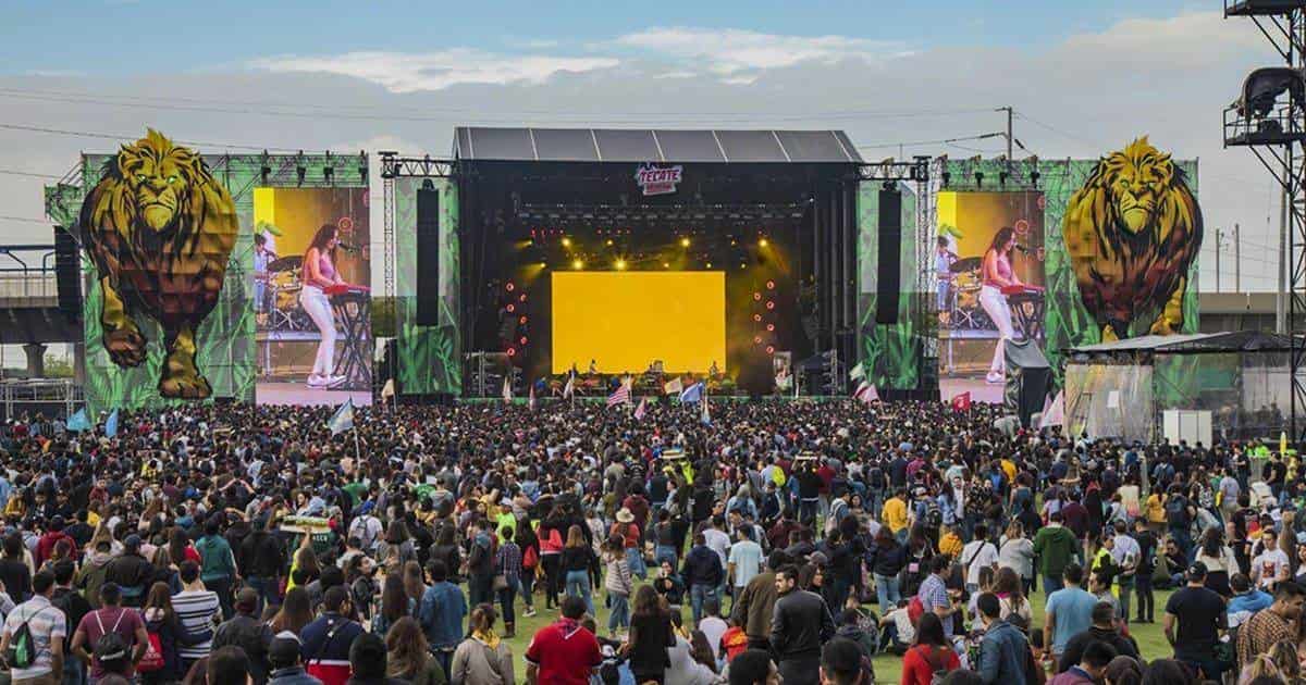 Estos son los precios de las, bebidas y snacks en Tecate Pa´l Norte 2023.