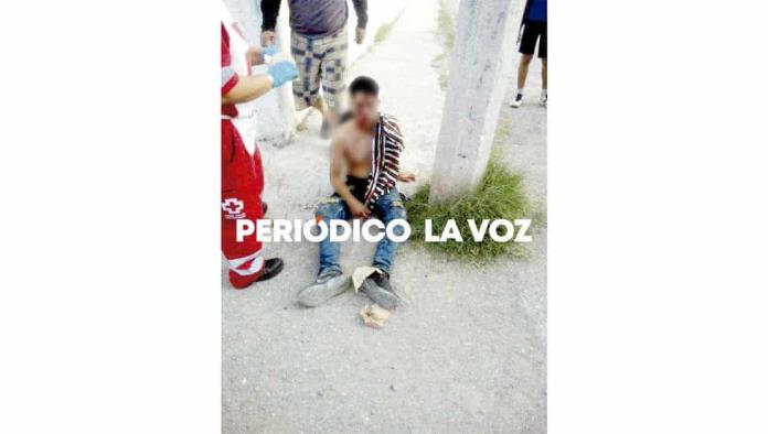 Choca y termina grave