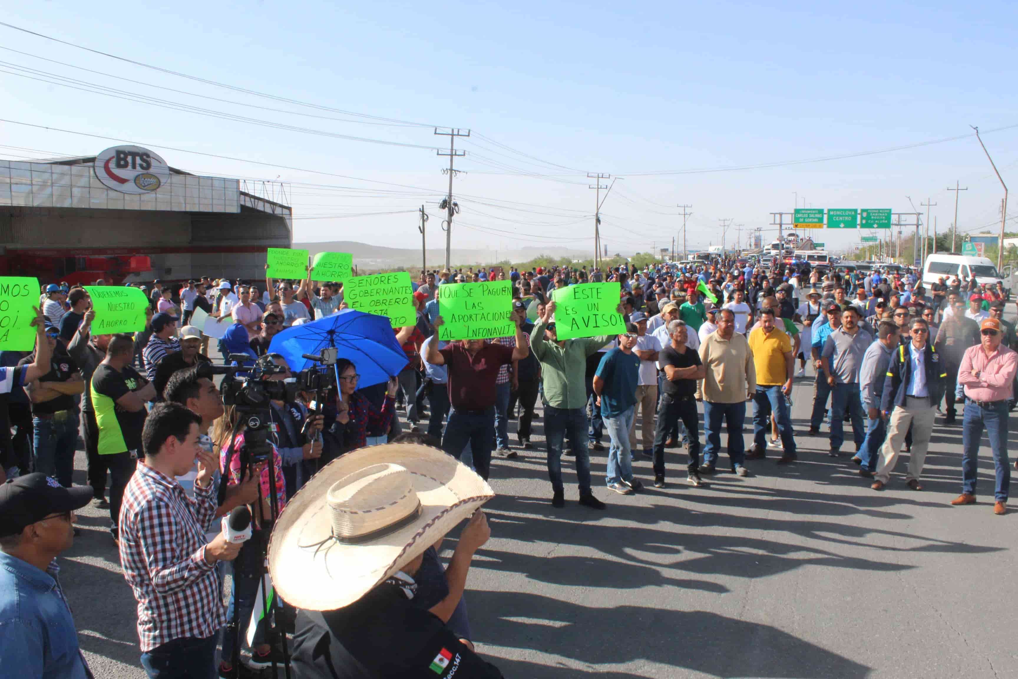 ¡Bloquean la 57!