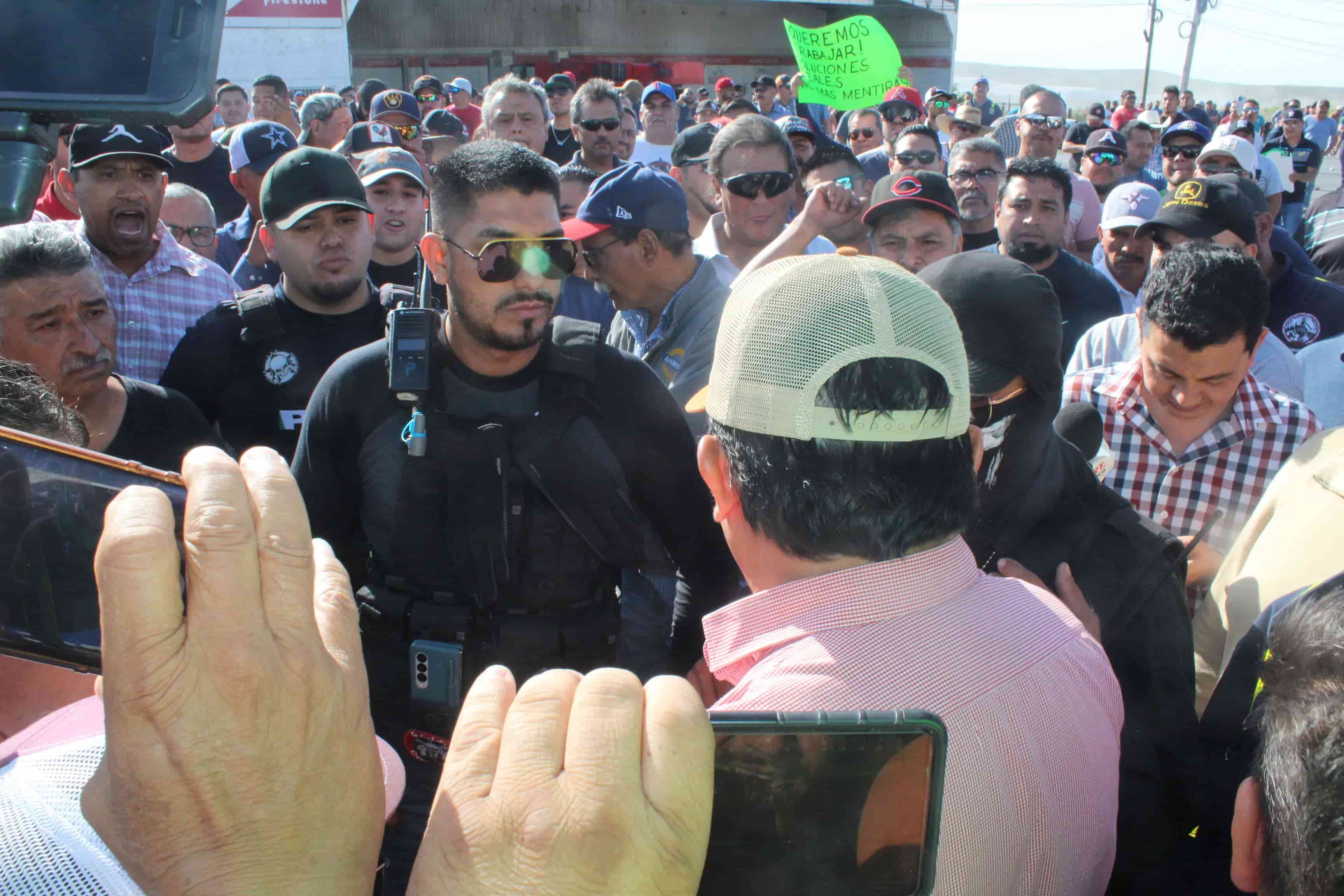 ¡Bloquean la 57!