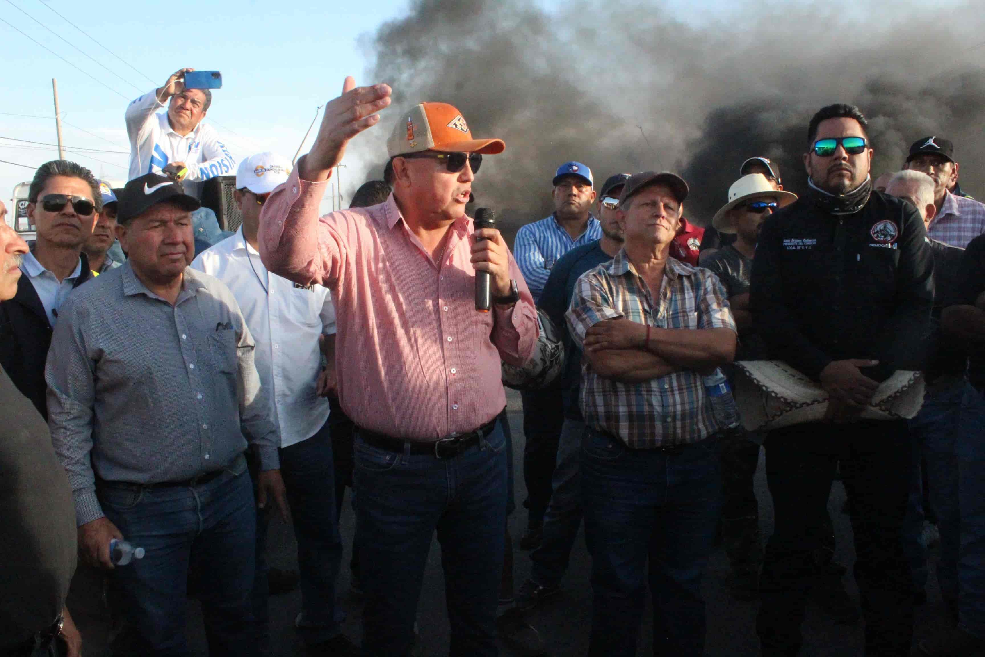 ¡Bloquean la 57!