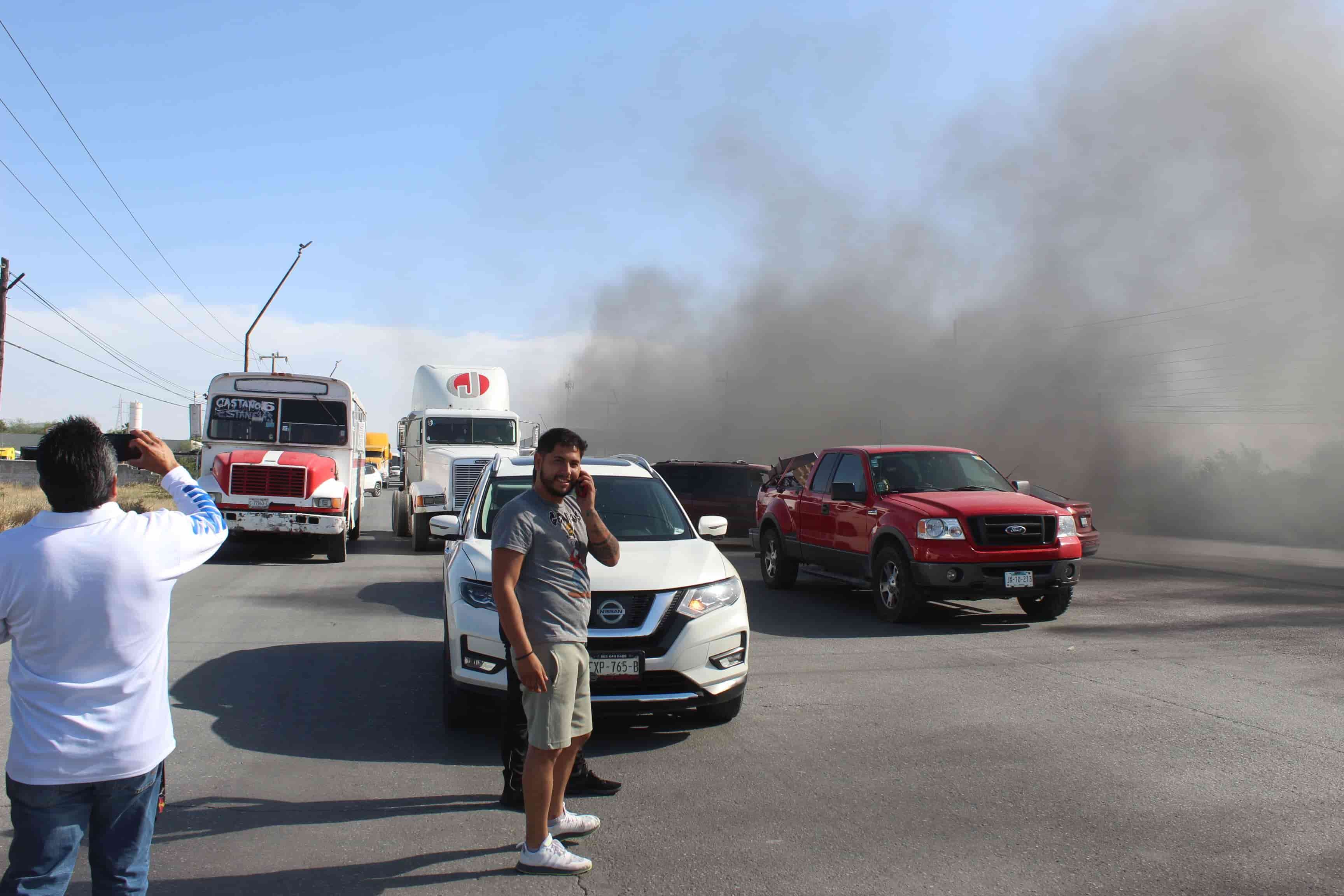 ¡Bloquean la 57!