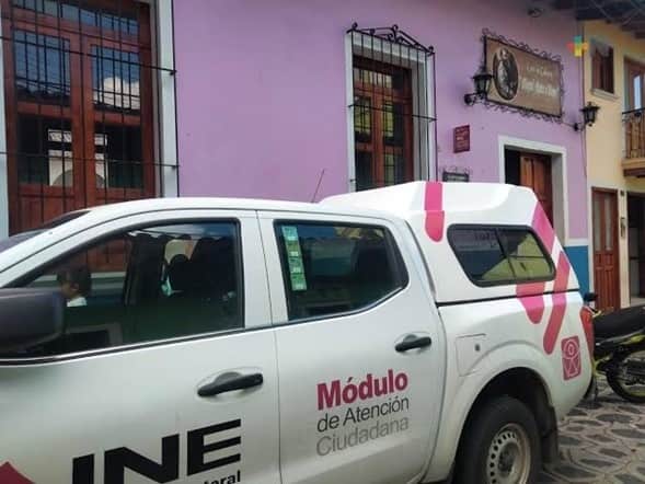 Cuenta INE con modulo móvil para discapacitados