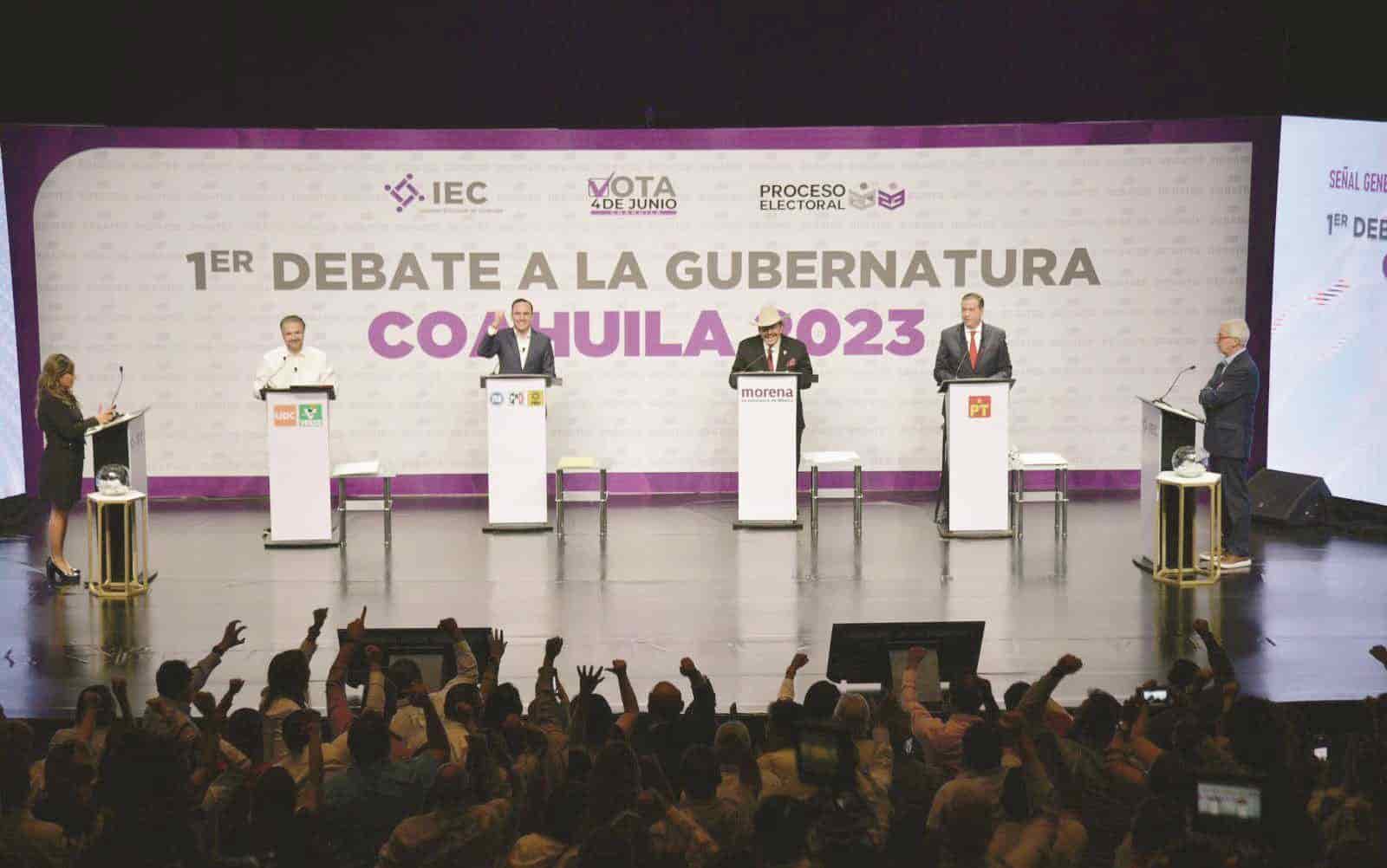 Primer debate: A la gubernatura