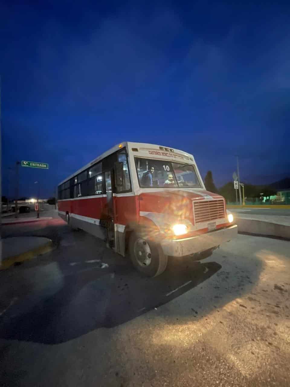 Sorprende Operativo al Transporte