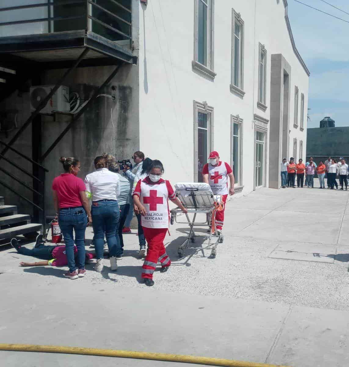 En tiempo y forma Realizan simulacro