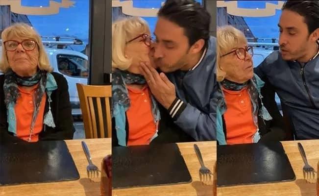 Hombre de 37 años festeja aniversario de boda con su esposa de 83 años