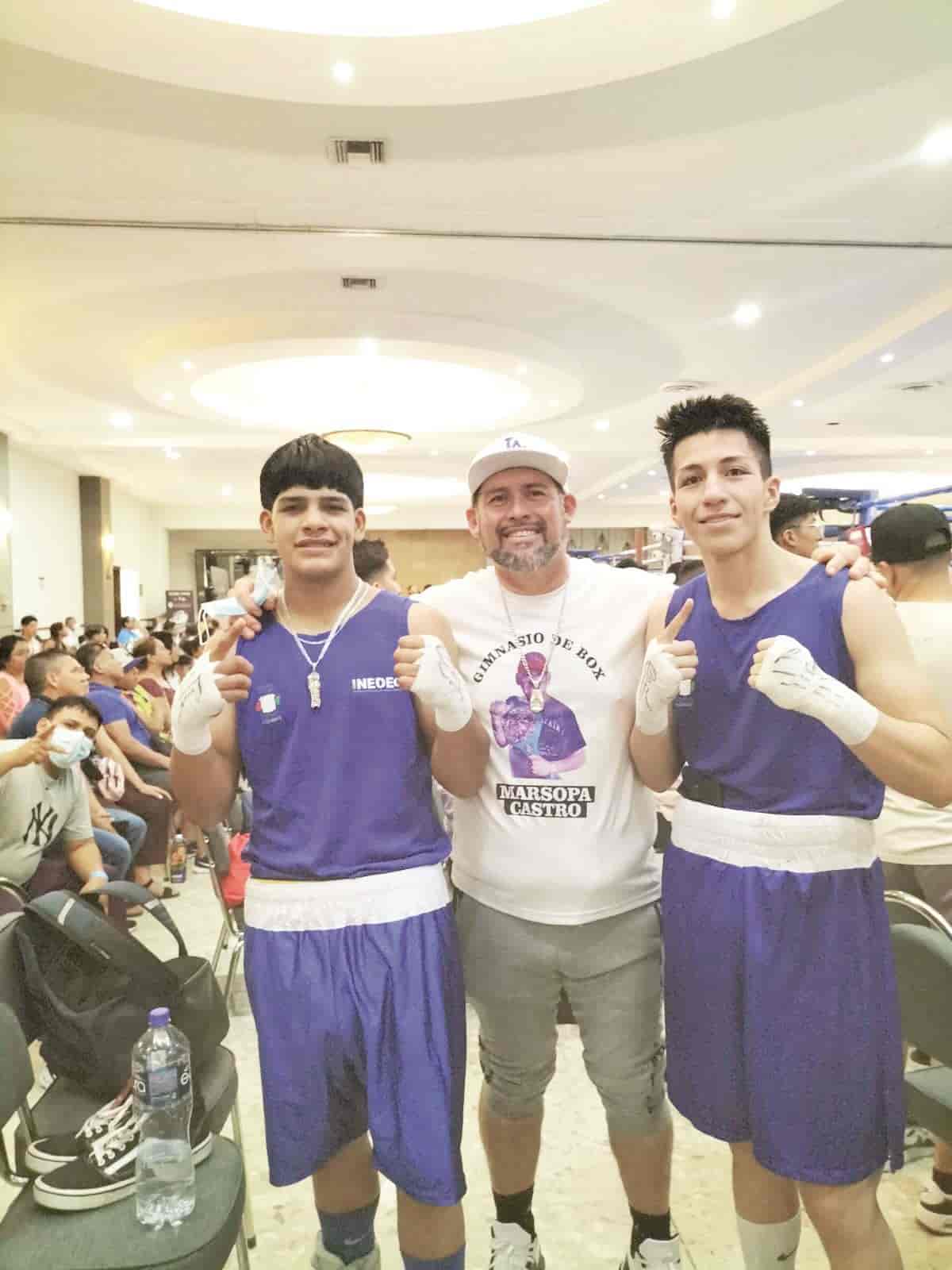 Coahuilenses destacan en festival olímpico de boxeo