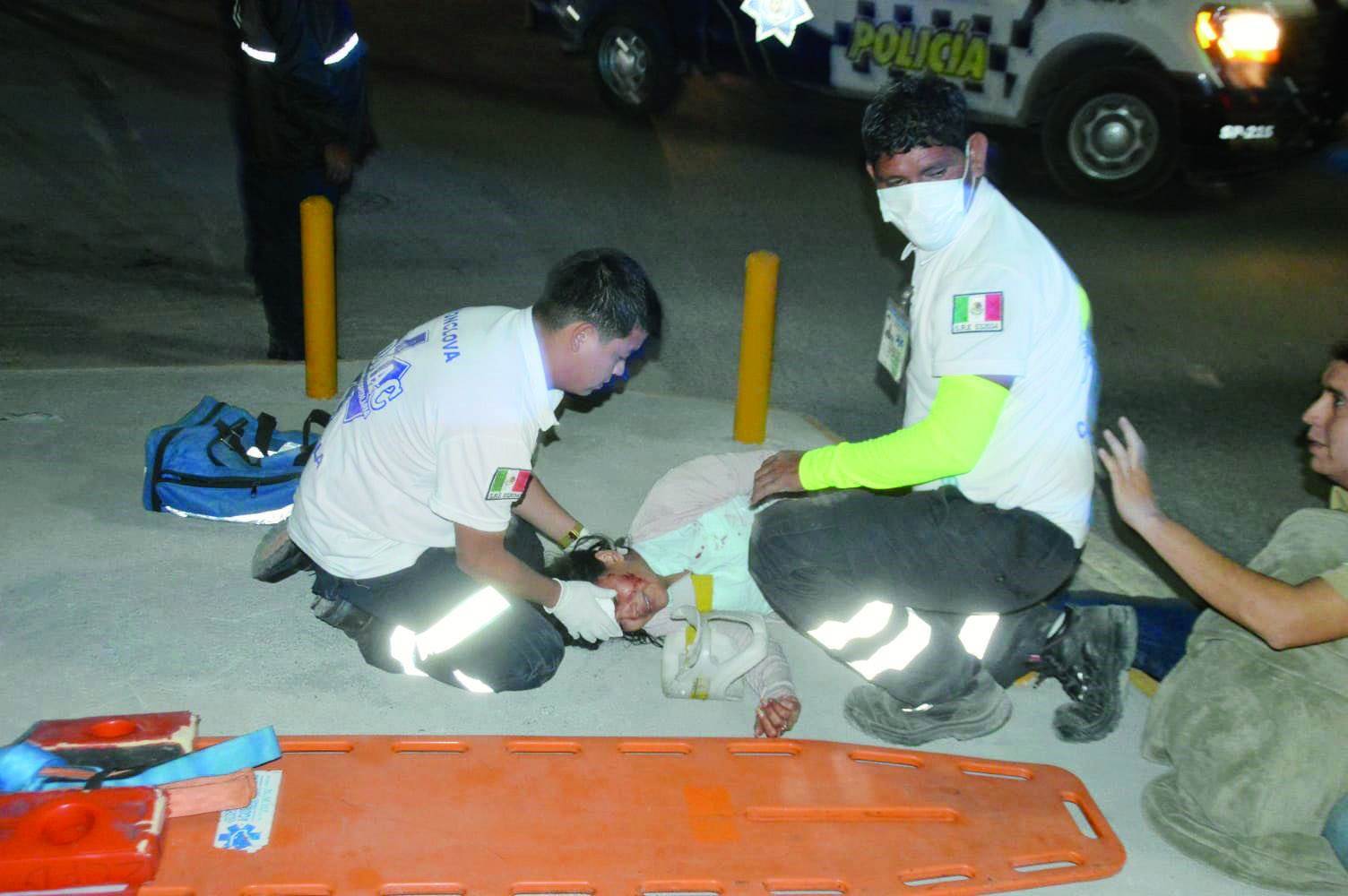 Encontronazo:7 lesionados