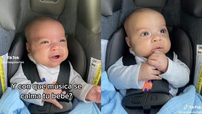 VIDEO: El bebé bélico existe, es mexicano y se calma escuchando a Peso Pluma