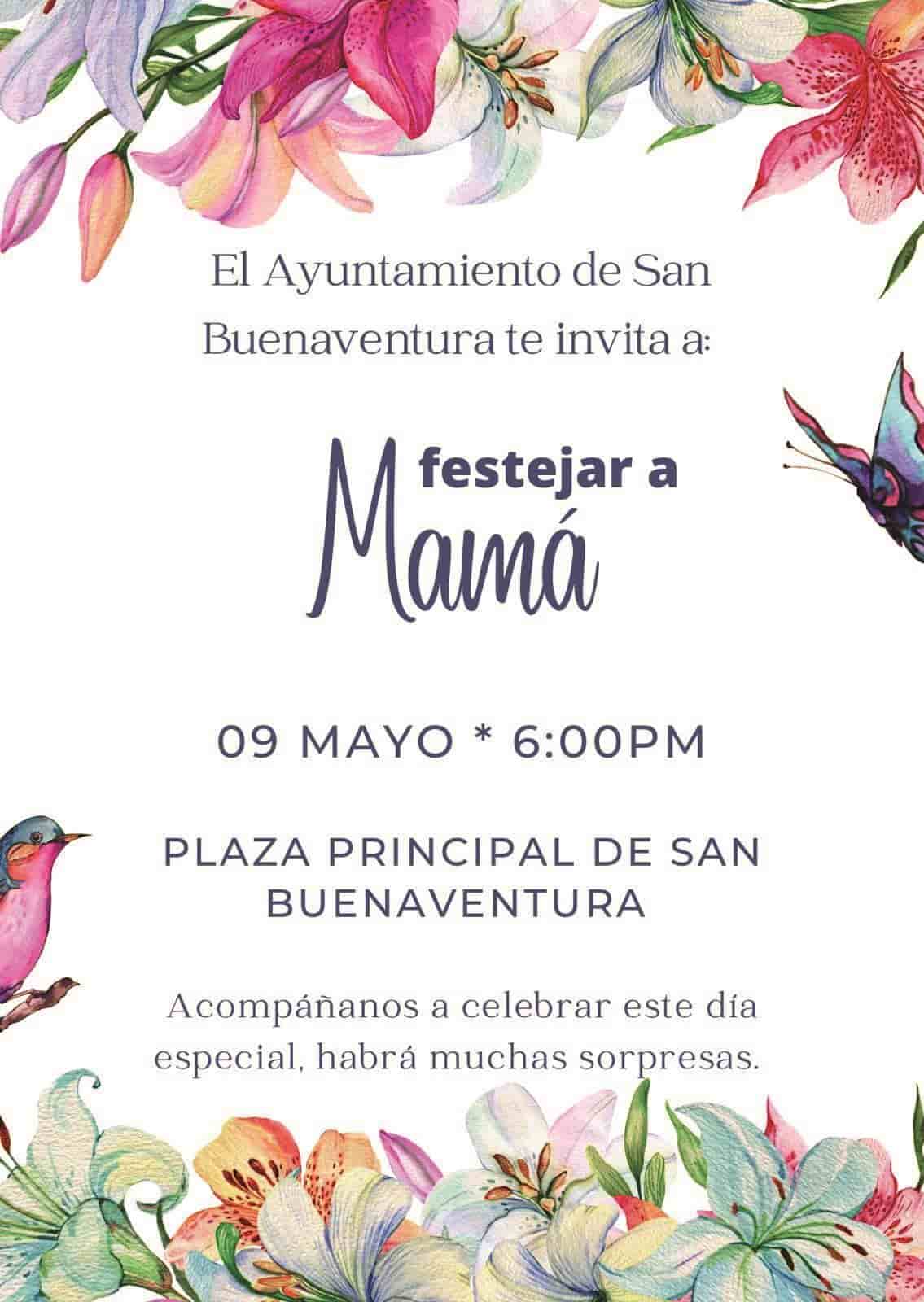 Festeja San Buena hoy a las madres
