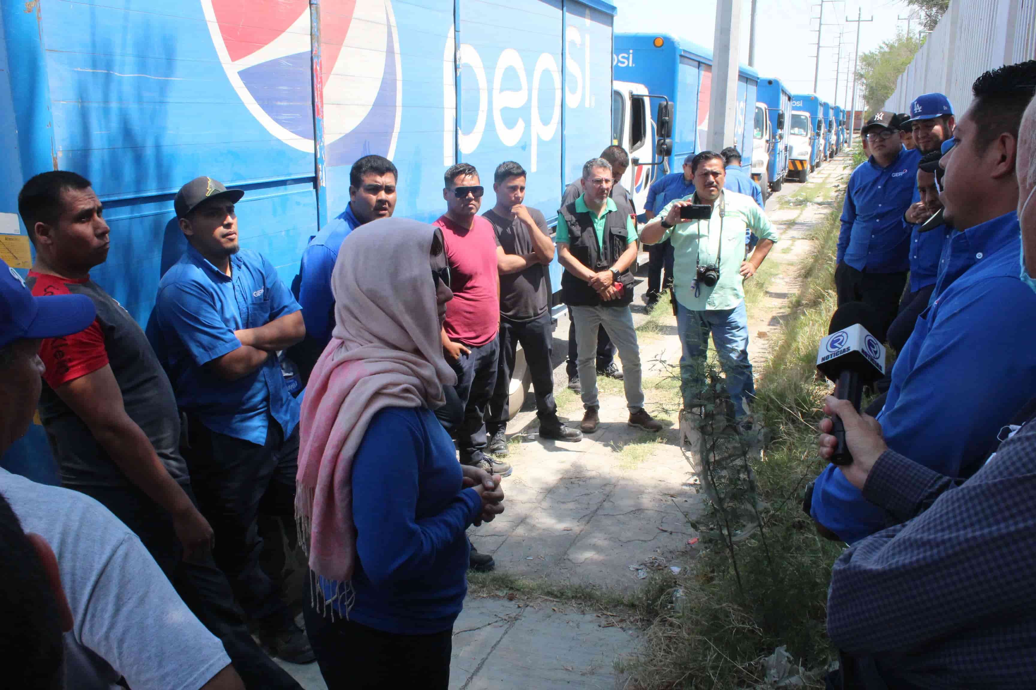 Protesta en Pepsi