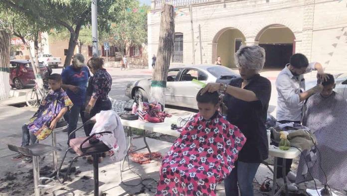 Anuncian brigada de corte de pelo