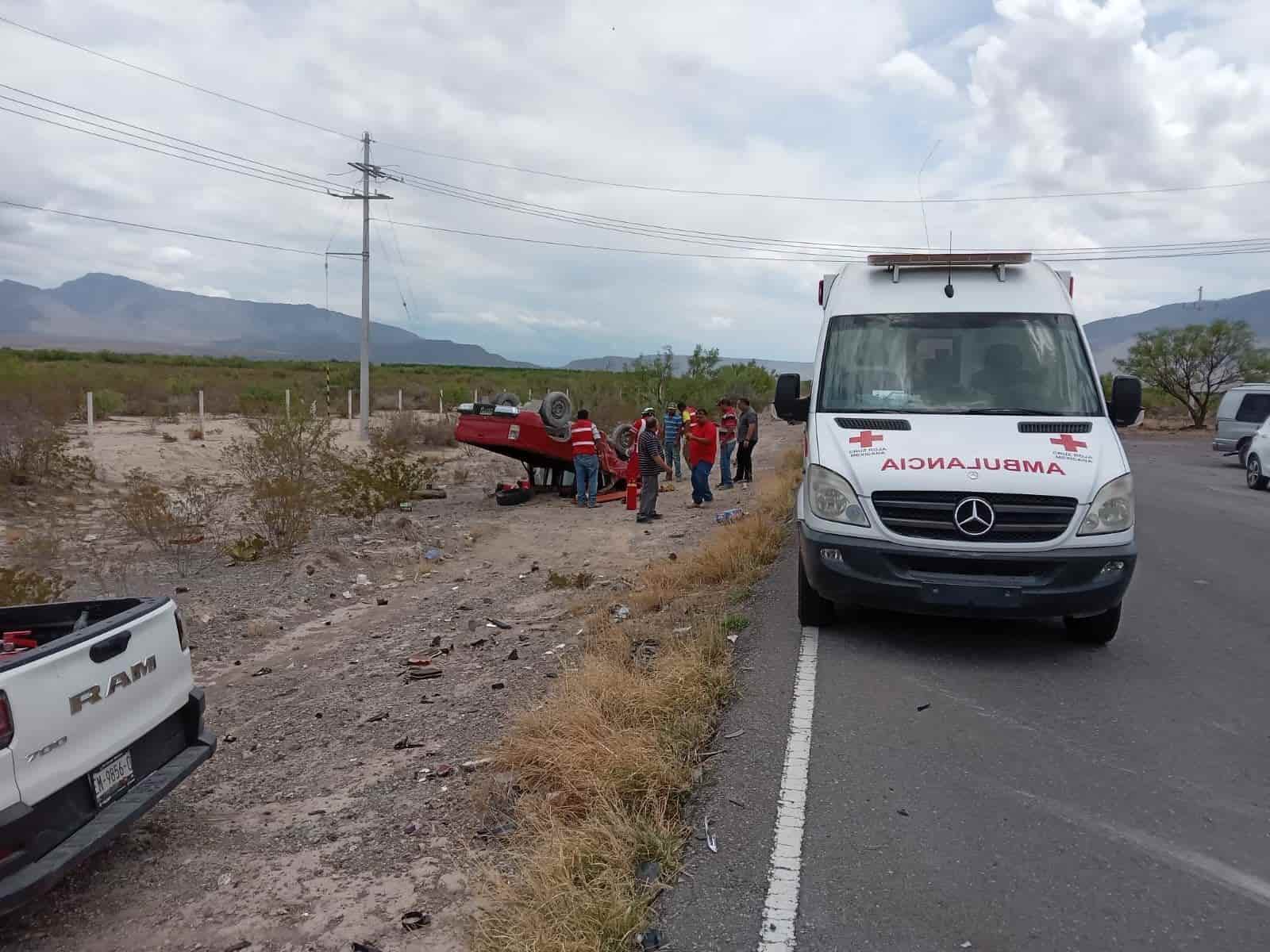 Atiende PC Ciénegas aparatoso accidente