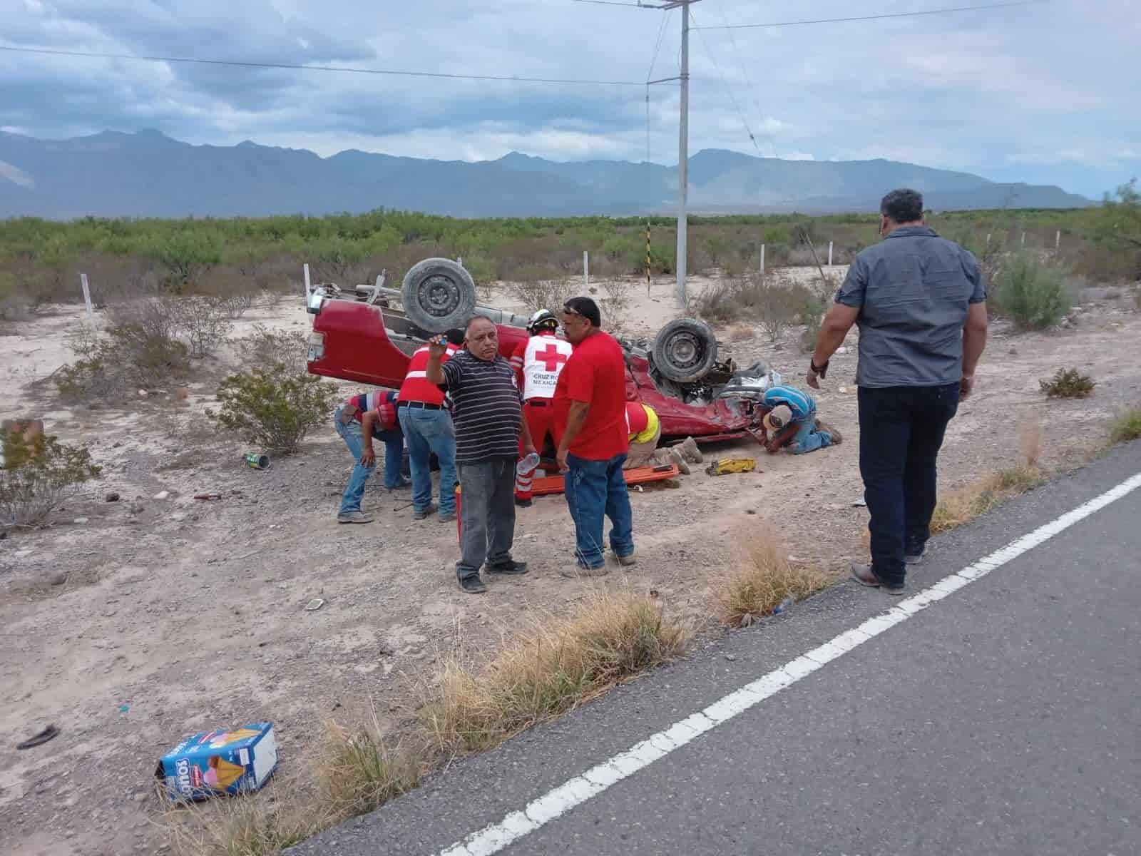Atiende PC Ciénegas aparatoso accidente