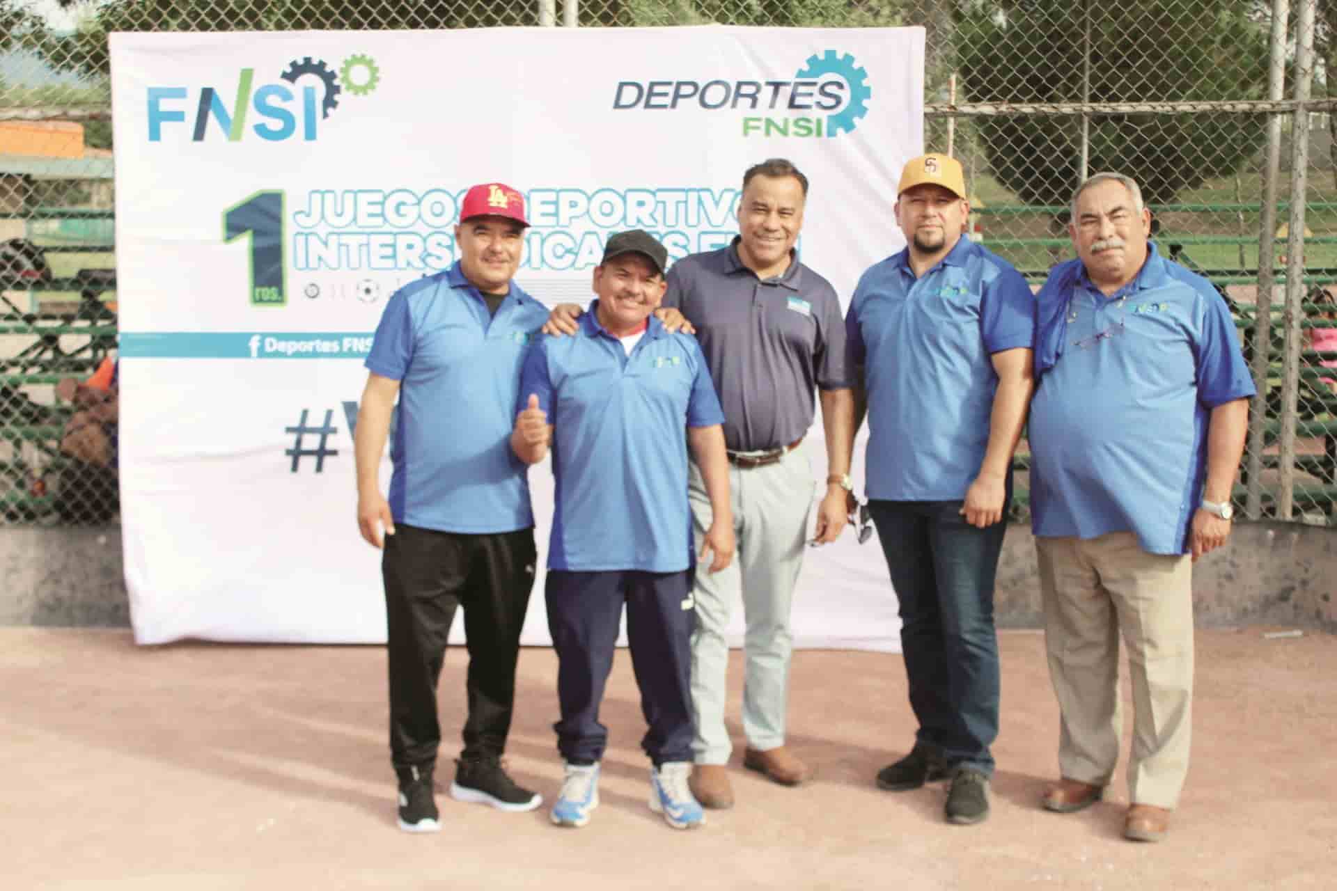Inauguran Juegos Intersindicales FNSI