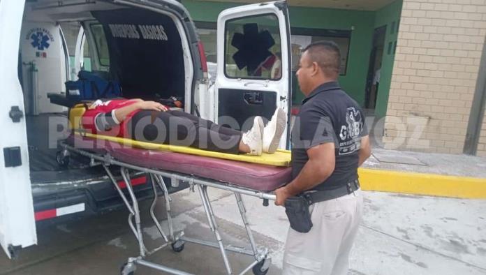 Lesiona a Conductora En choque