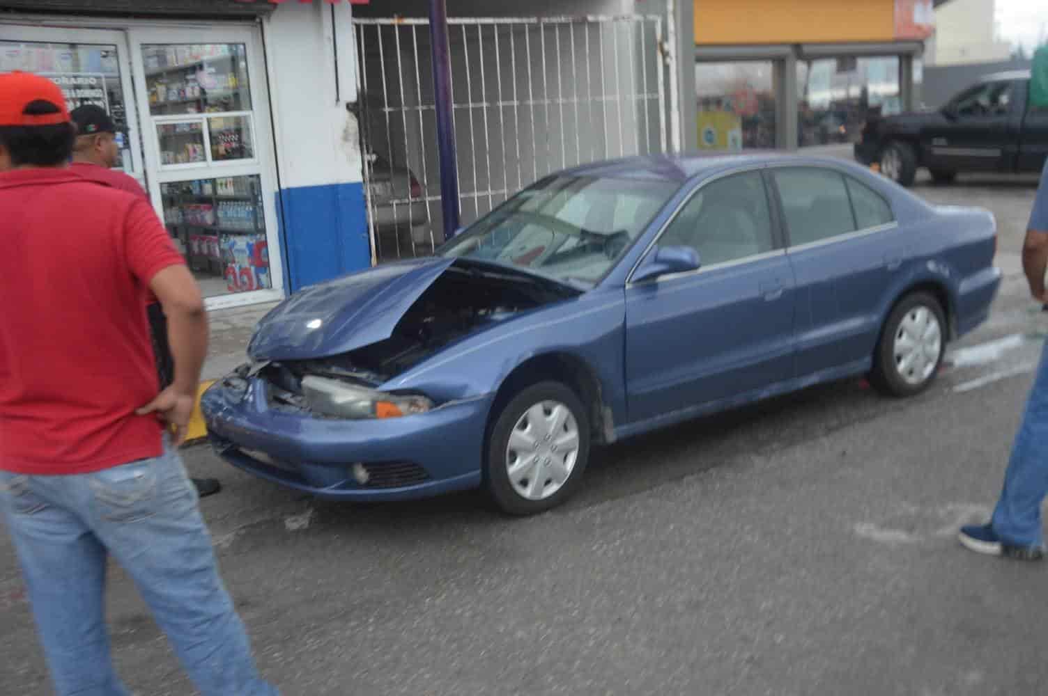 Lesiona a Conductora En choque