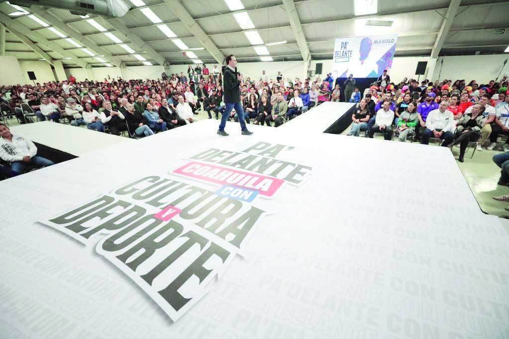 Más cultura y deporte para Coahuila: Manolo