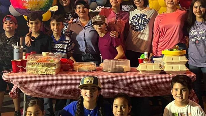 Festejaron a su instructora Myriam Flores