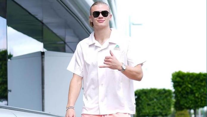 ¡Ya es mexicano! Presume Erling Haaland playera con el logo de Jarritos