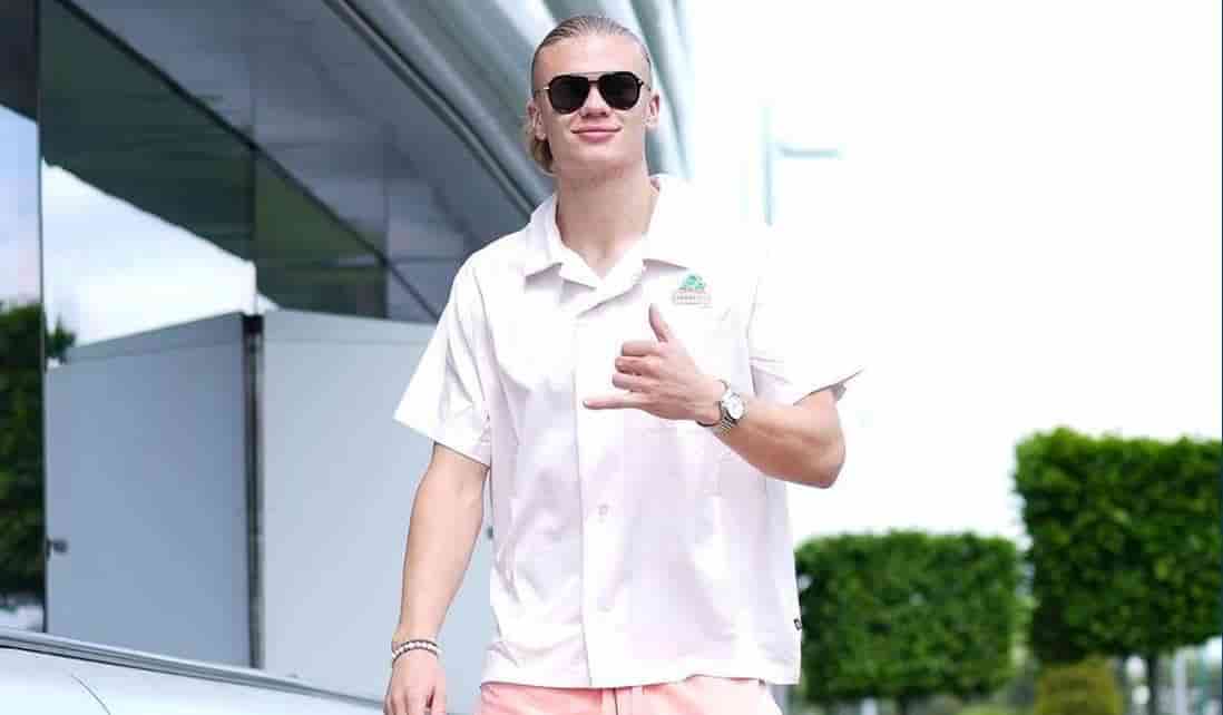¡Ya es mexicano! Presume Erling Haaland playera con el logo de Jarritos