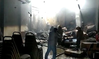 Se incendia Comité Electoral de Monclova