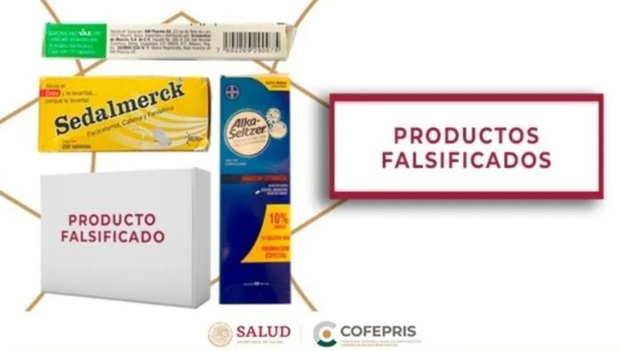 Cofepris emite alerta sobre falsificación de cuatro medicamentos