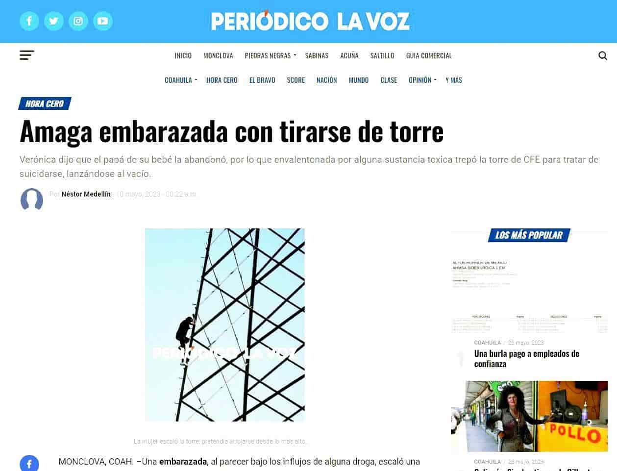 Adicta abandona  a sus 11 hijos.