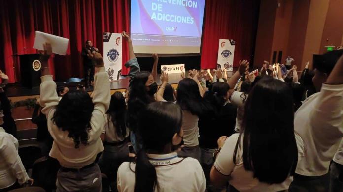En el CBTis 34 Buscan prevenir la drogadicción. En el CBTis 34 Buscan prevenir la drogadicción.